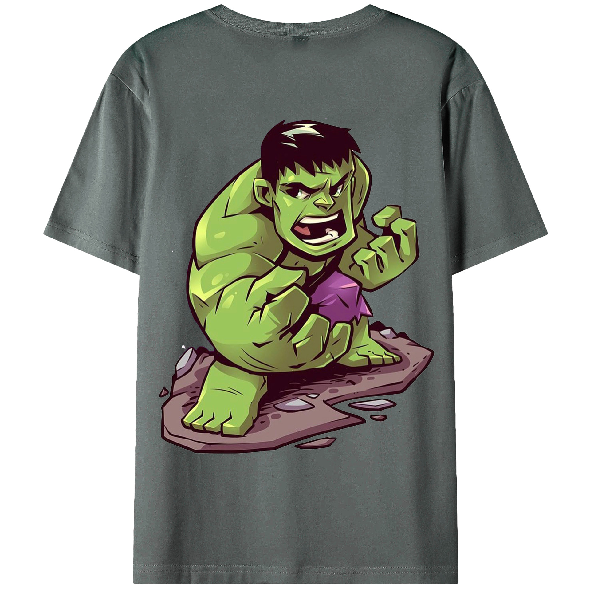 （画像用） アベンジャーズ The Avengers 綿100％ メンズ半袖Tシャツ（バックプリント） 通気性
